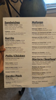 Latin Flavours Street Cuisine menu