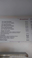 Mariana's Cafe Subs menu