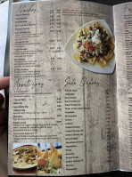 El Vaquero menu