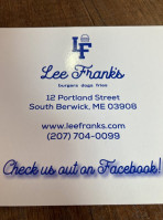 Lee Frank's food