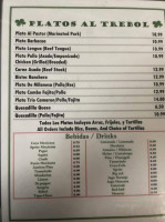 El Trevol Taqueria menu