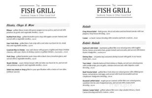 The Fish Grill menu