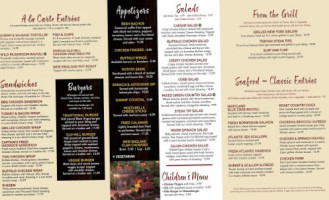 The 1761 Old Mill menu