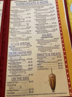 D S Diner menu