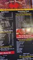 The Crab Barrack-midfield menu