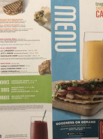 Tropical Smoothie Cafe menu