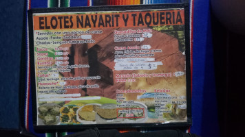 Elotes Nayarit Taqueria menu