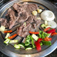 Iron Age Korean Steakhouse food