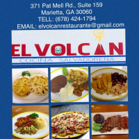 El Volcan menu