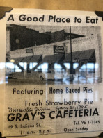 Gray Brothers Cafeteria food