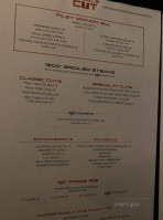 Double Cut Steakhouse And Bourbon menu