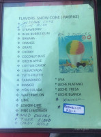 Mango Loco menu