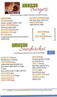 Amnicon menu