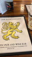The Rampant Lion food