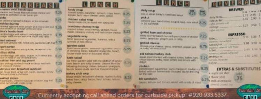 Annies On The Avenue menu