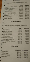 Shop 'n Save menu