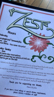 Zest Garden Cafe food