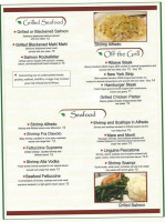 Mosca's menu