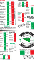 Pino's Sicilian Pizzeria menu