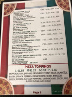 Ny Style Pizza At X-roads menu