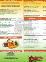 La Olla menu