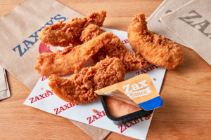 Zaxby's Chicken Fingers Buffalo Wings inside