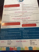 Dog Days Grill menu