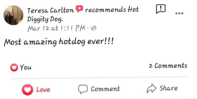 Hot Diggity Dog food