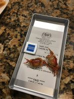 Crab King Seafood Burgers inside