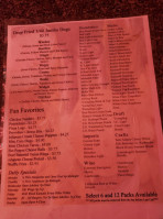 Dry Dock And Grille menu