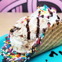 Crazy Kat Conez Old Fashioned Ice Cream Shop food