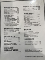 Oilspill menu