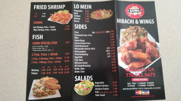 Sumo Hibachi And Wings (oakwood) menu