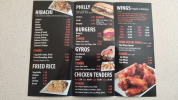 Sumo Hibachi And Wings (oakwood) menu