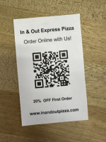 In Out Express Pizza food