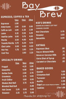 Bay Brew menu