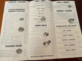 Los Catrachos menu