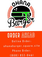 Ohana Burger food