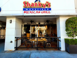 Sharky's Woodfired Mexican Grill outside