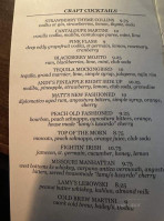 No. 5 Bistro menu