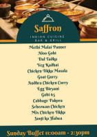 Saffron Indian Cuisine Grill food
