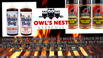 Owl's Nest Bbq food