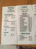 Jamaican Bickle menu