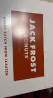 Jack Frost Donuts menu
