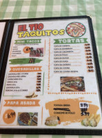 El Tío Taquitos menu