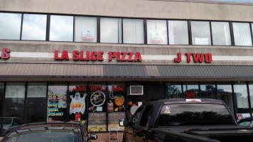 La Slice Pizzeria inside