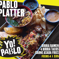 Yo Pablo Tacos Tequila food