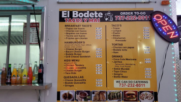 El Bodete Tacos Y Mas food