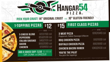 Hangar 54 Pizza food