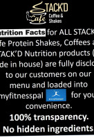 Stack'd Nutrition food